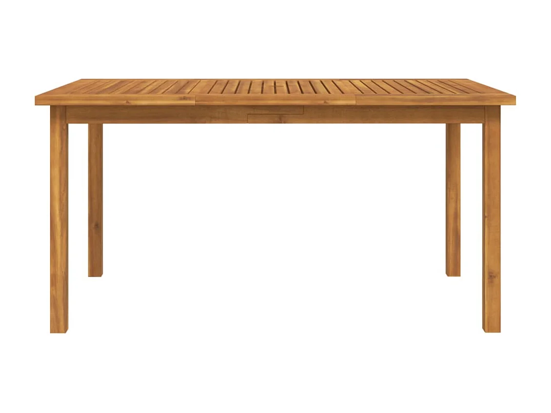 Set da Pranzo da Giardino 7 pz in Legno Massello di Acacia