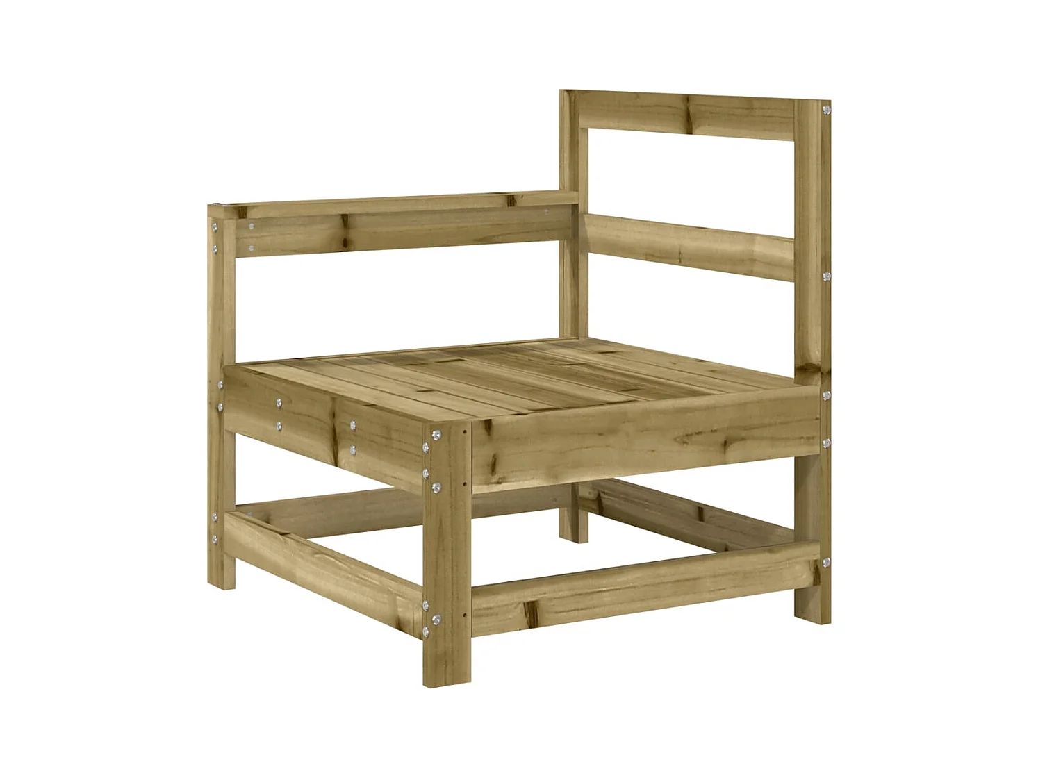 Set Divani da Giardino 10 pz in Legno Impregnato di Pino