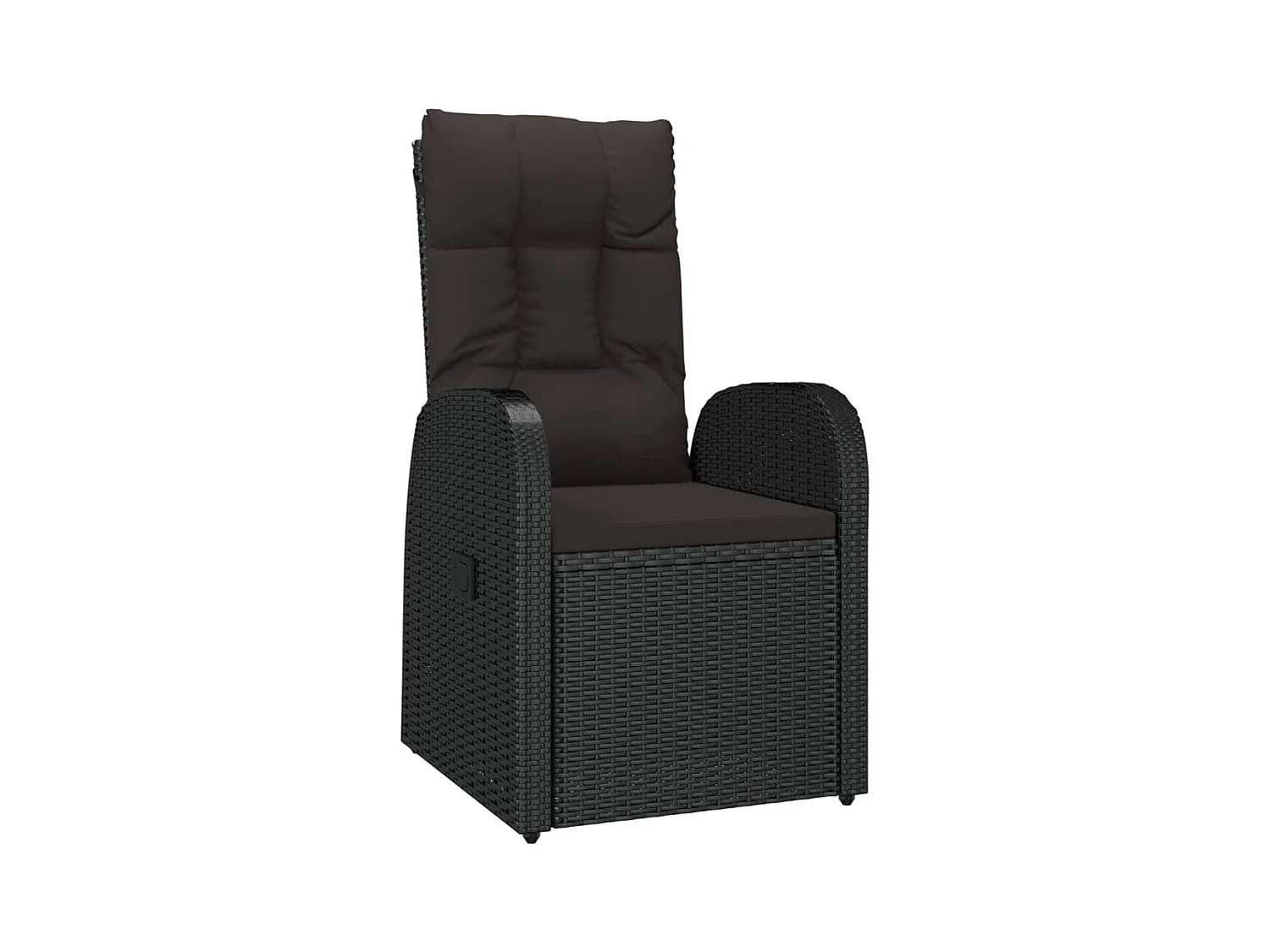 11-tlg. Garten-Essgruppe mit Kissen Schwarz Poly Rattan