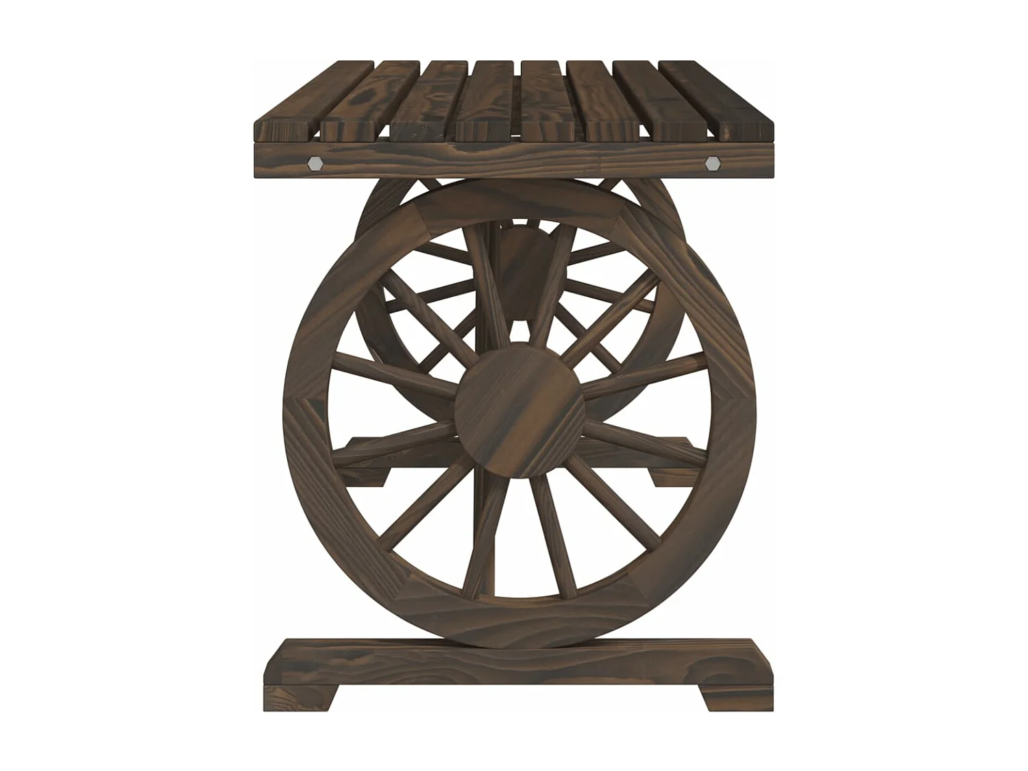 Ensemble à manger de jardin 3 pcs bois de sapin massif