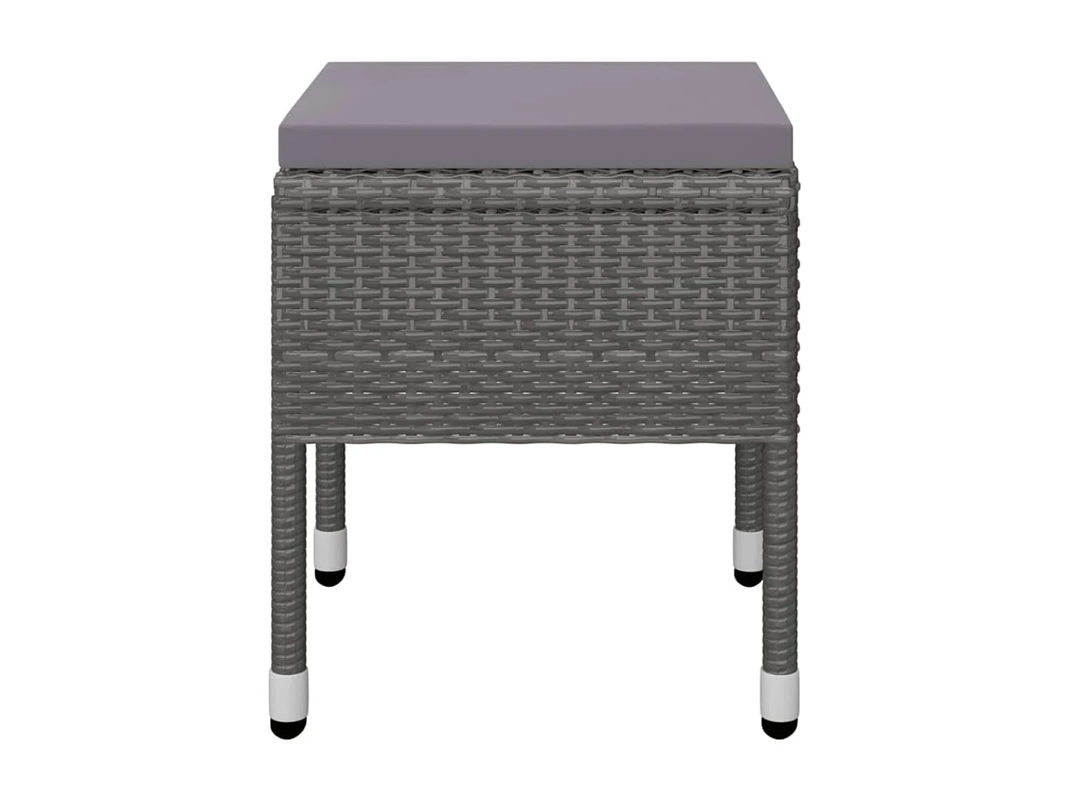 5 pcs conjunto de jantar para jardim cinzento