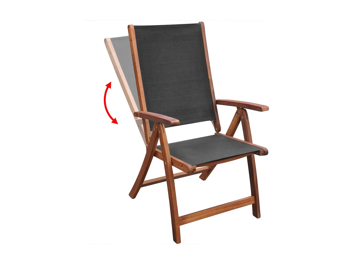 Set comedor de jardín 9 pzas y cojines madera maciza de acacia