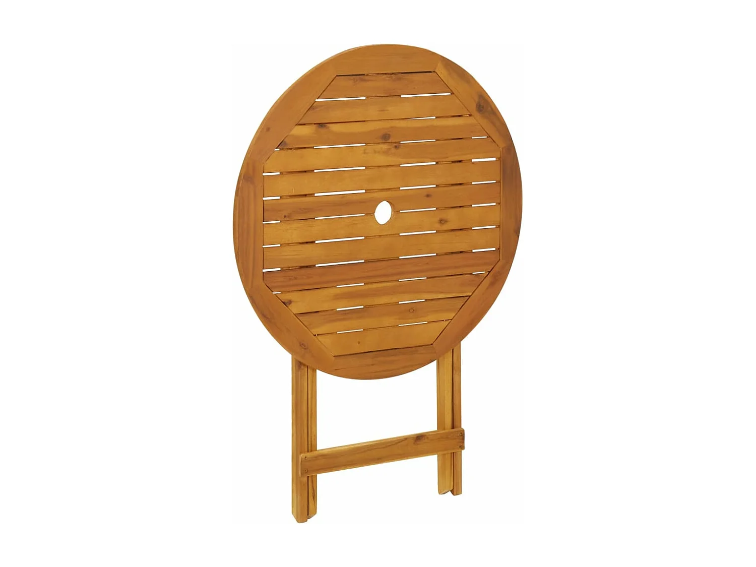 Set da Bistrot 3pz Nero in Polipropilene e Legno Massello