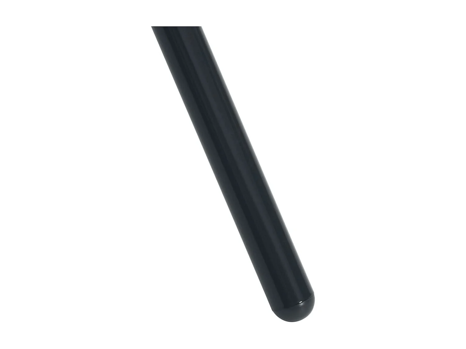 Ensemble de chaises de jardin inclinables 5 pcs anthracite