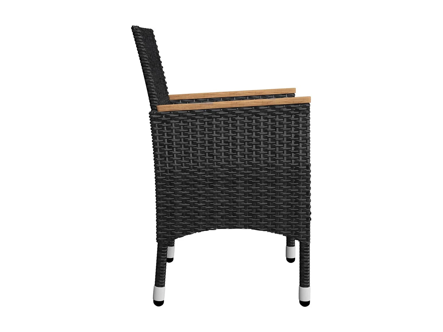 7-delige Tuinset zwart