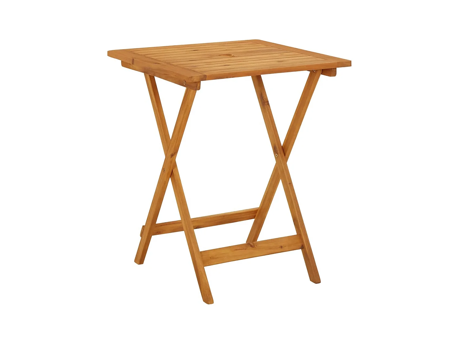 3-delige Bistroset bladpatroon stof en massief hout
