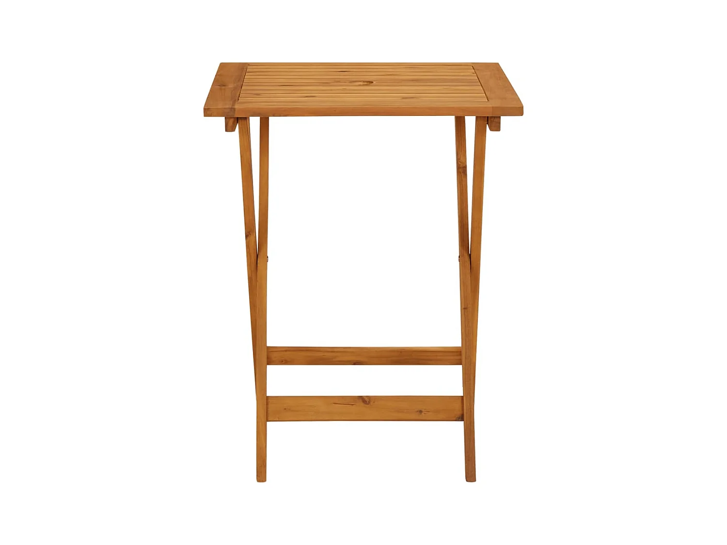 3-delige Bistroset bladpatroon stof en massief hout