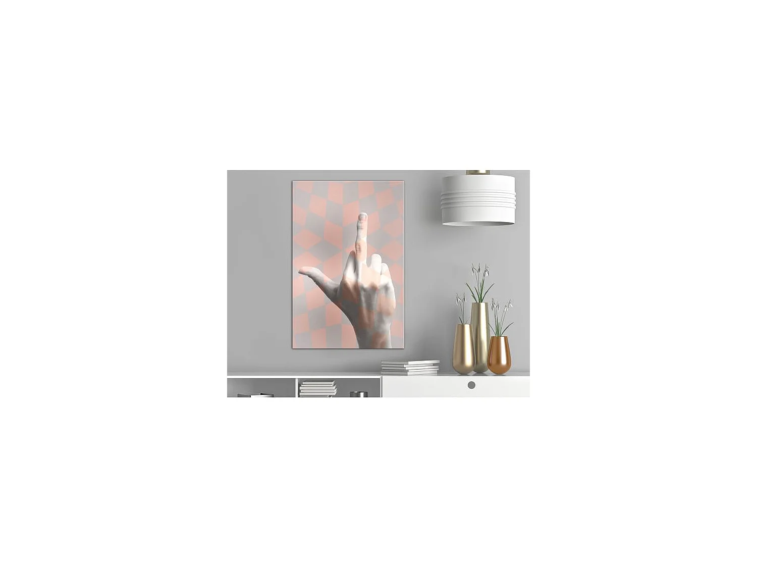 Tableau F*ck You! 1 Pièce Vertical 80x120 cm