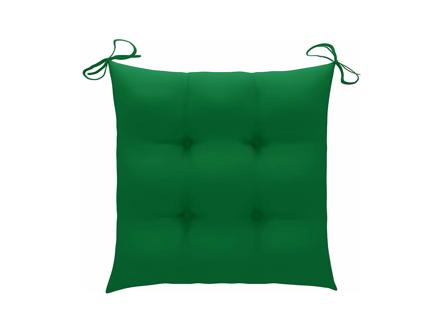 Chaises de jardin avec table à thé et coussins Acacia solide