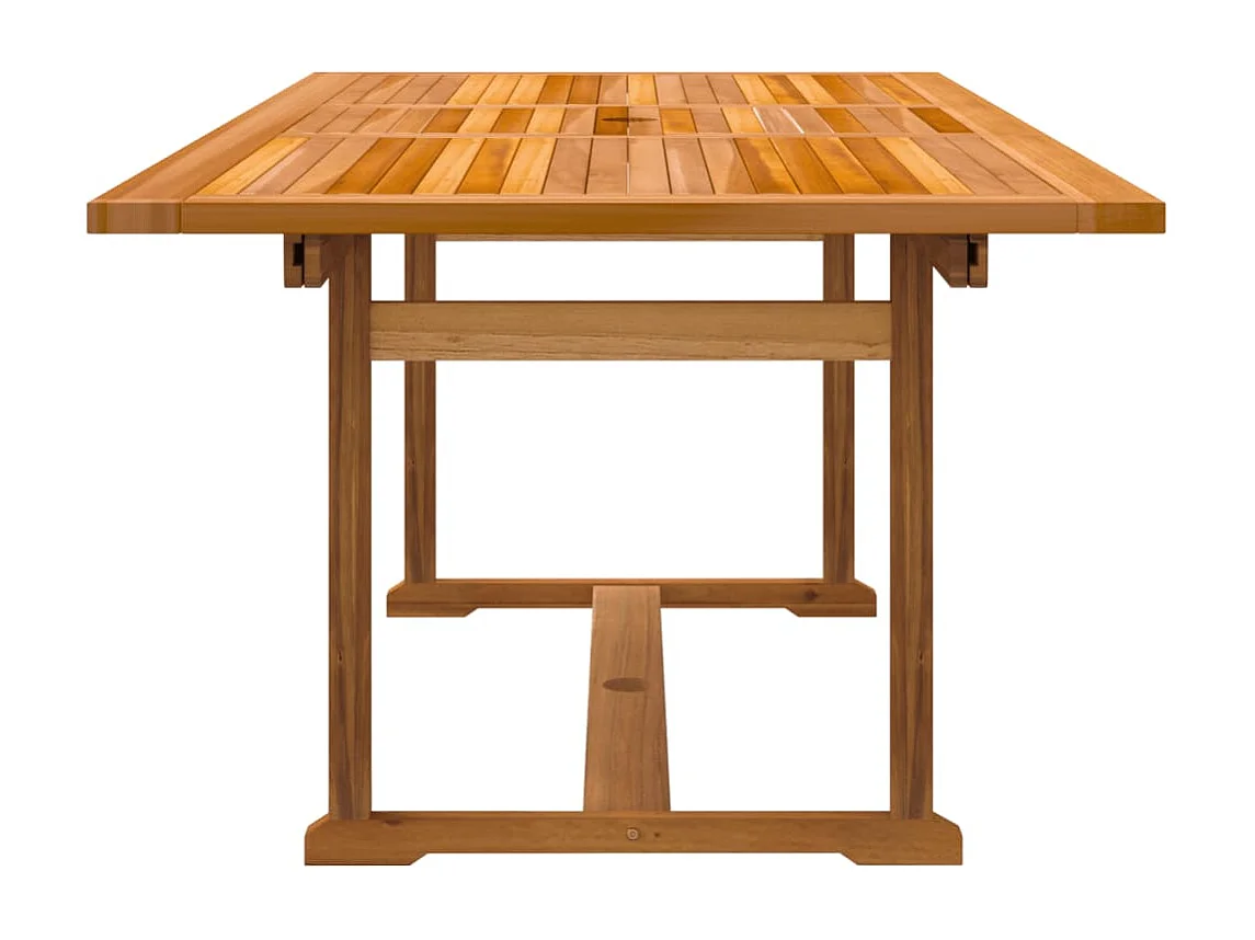 Ensemble à manger de jardin 5pcs bois d'acacia solide textilène