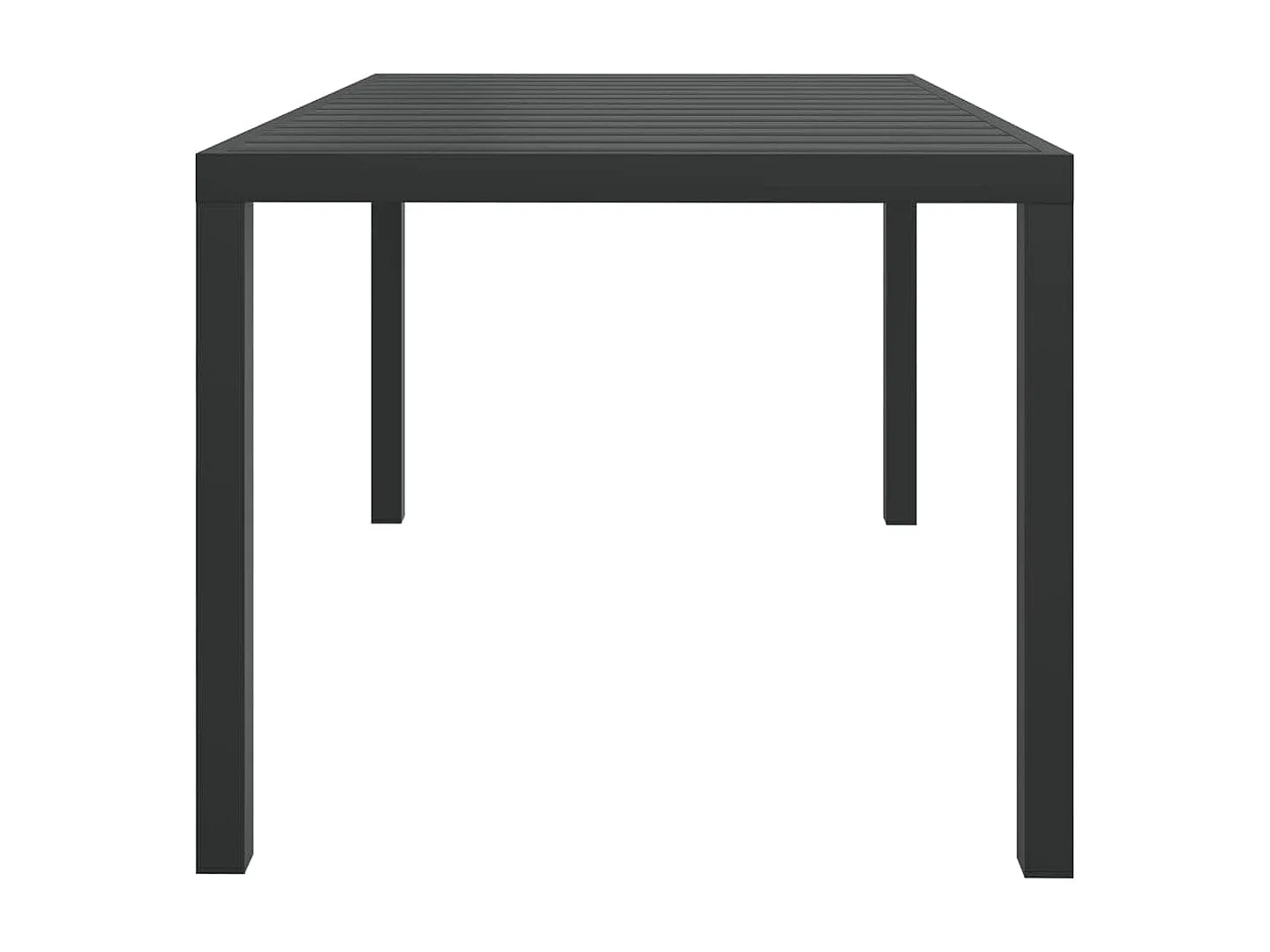 Ensemble à manger de jardin coussins 7pcs Résine tressée Gris