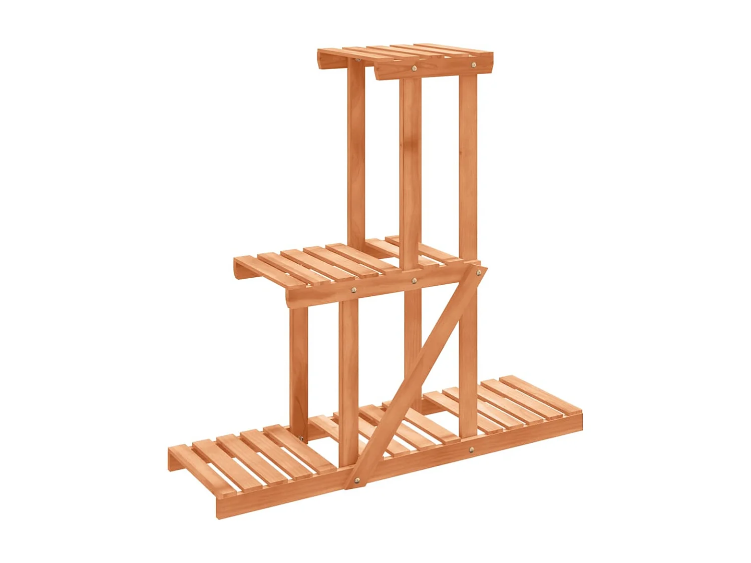 Puesto de flores 81x25x75,5 cm madera maciza de abeto