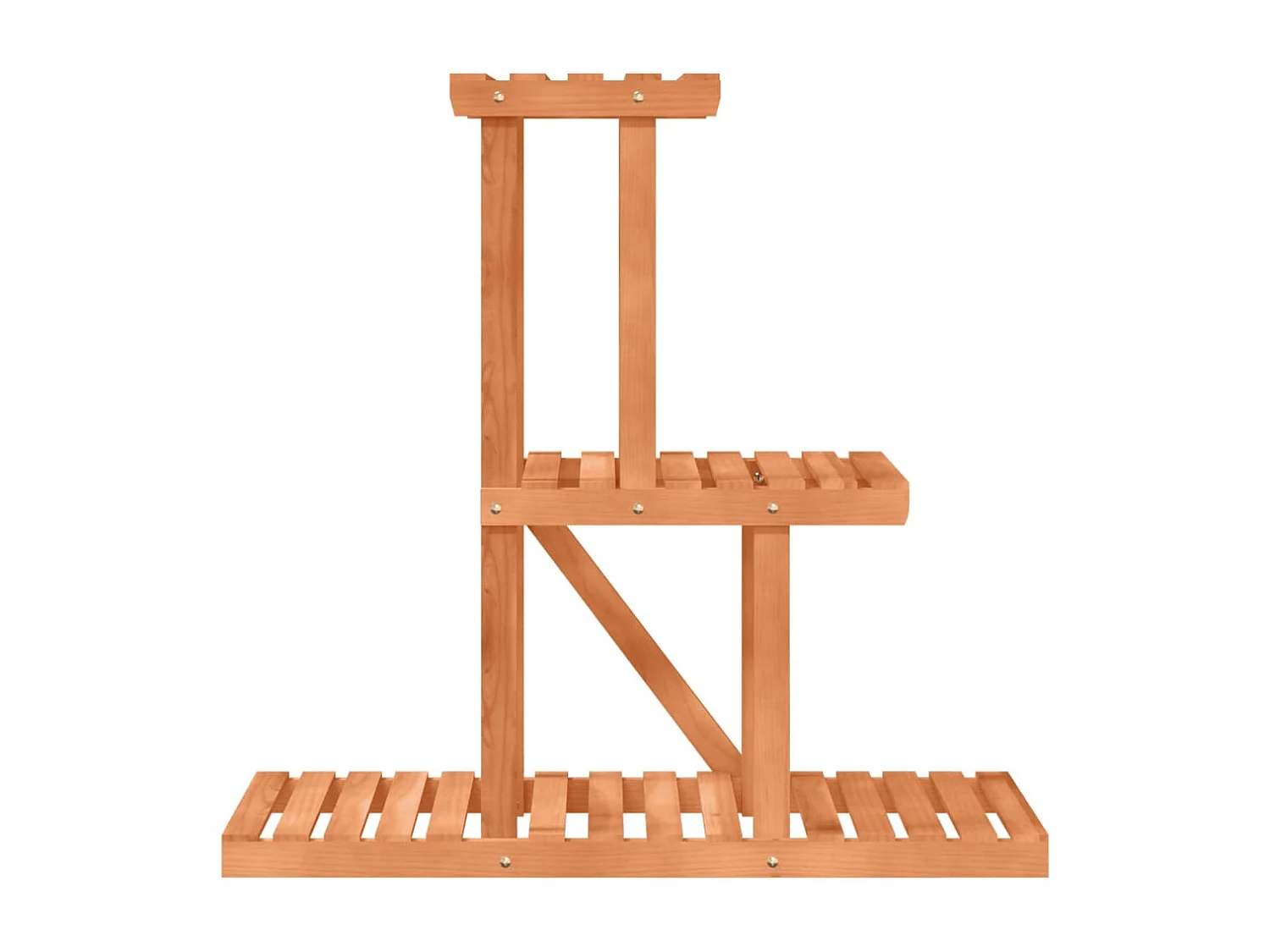 Puesto de flores 81x25x75,5 cm madera maciza de abeto