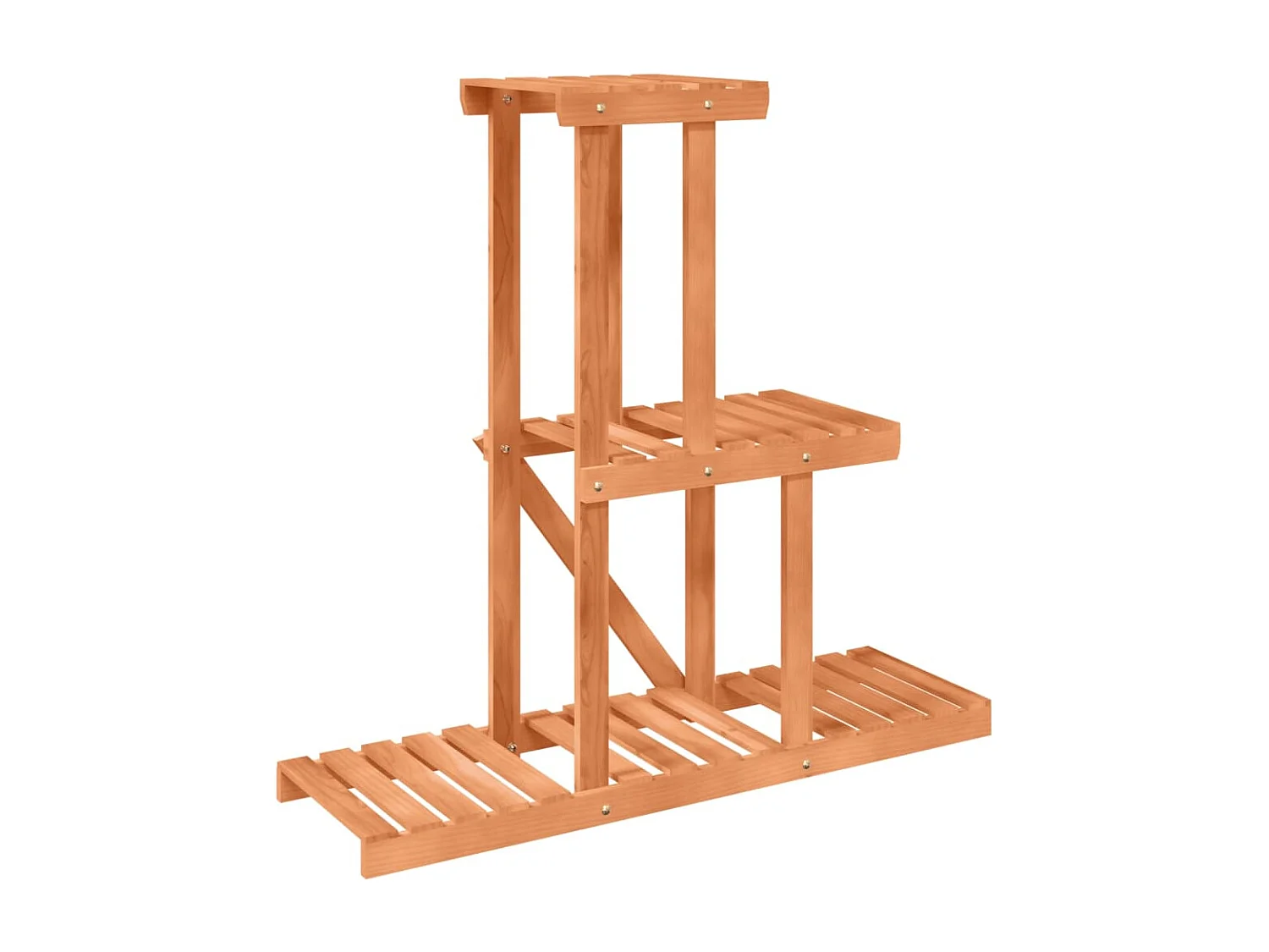 Puesto de flores 81x25x75,5 cm madera maciza de abeto