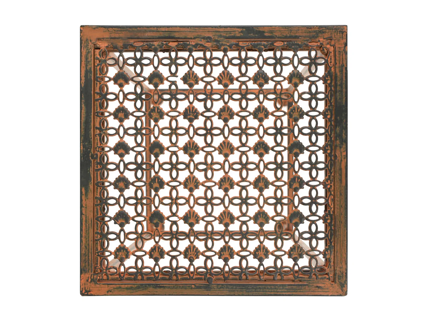 Set de supports de plantes 3 pcs Style vintage Métal rouillé