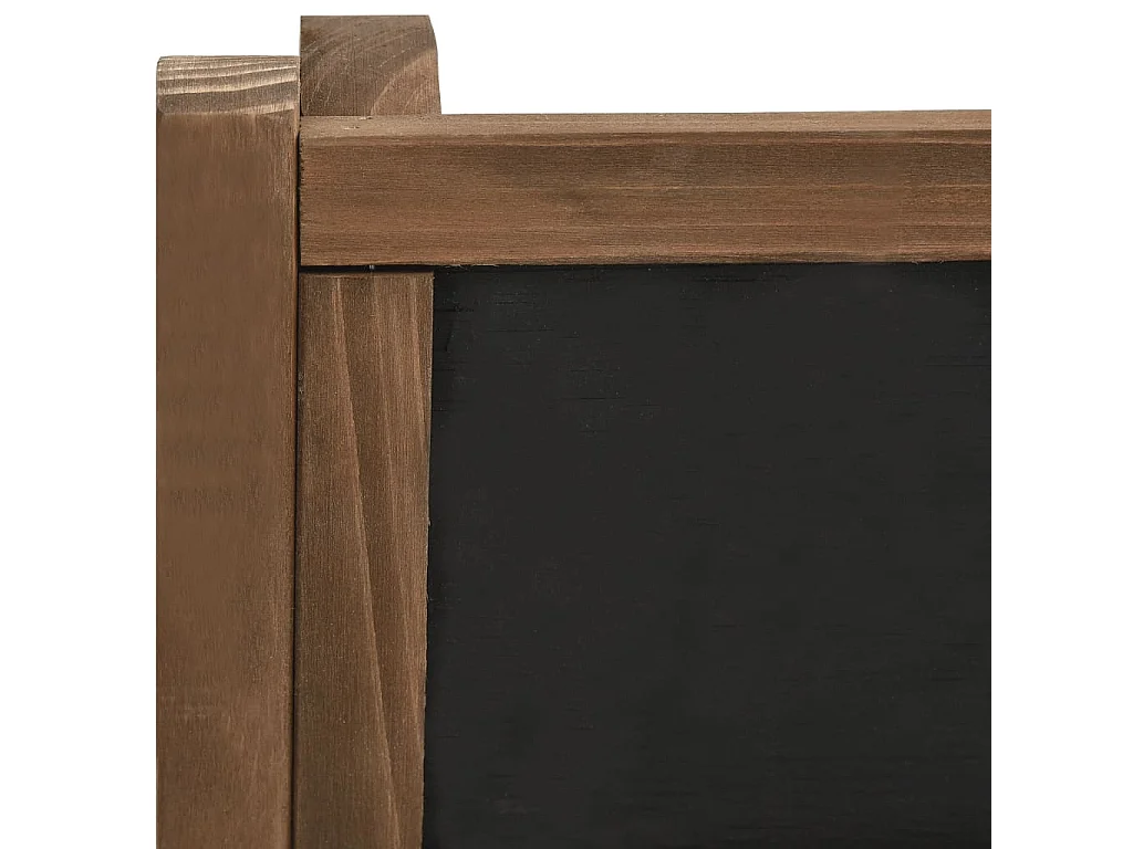 Suporte para plantas de 3 níveis com quadro negro 40x30x90 cm Pinho
