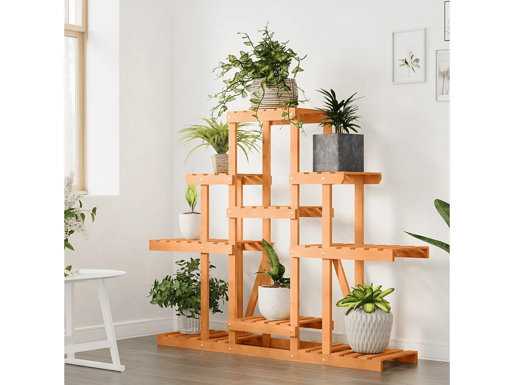 Support à fleurs 110x25x96 cm bois massif de sapin