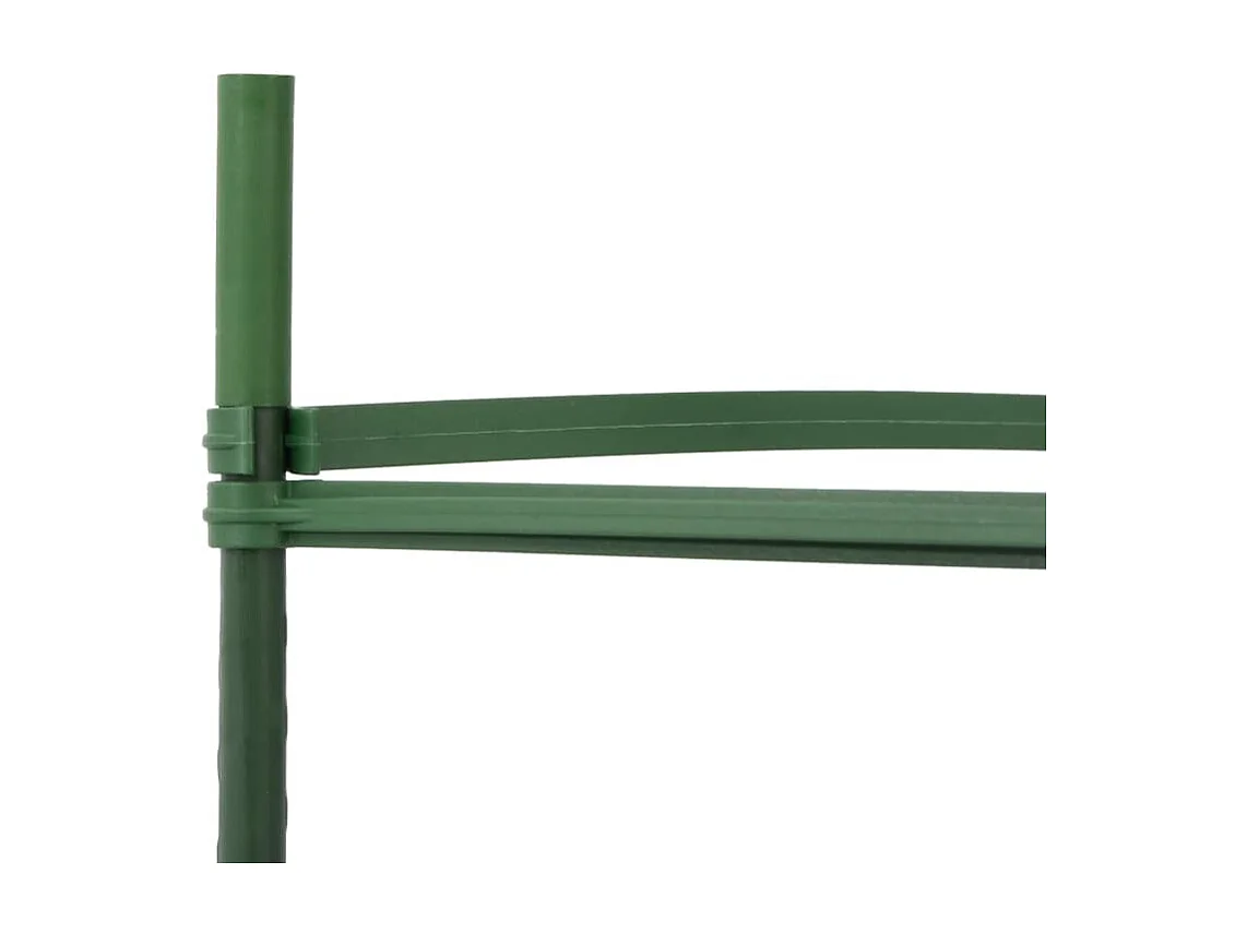 Gaiolas para tomate 8 peças 154 cm aço e PP