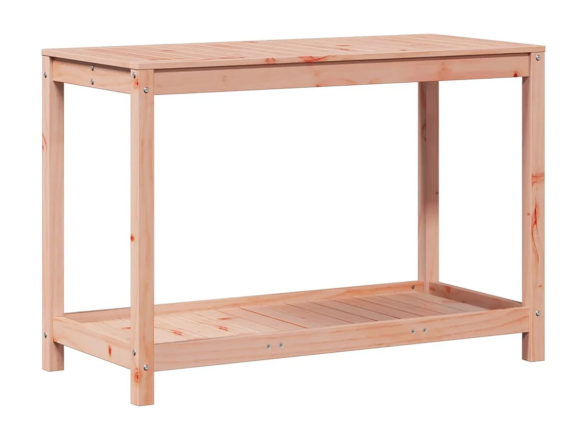 Tavolino e mensola 108x50x75 cm in legno massello di abete Douglas