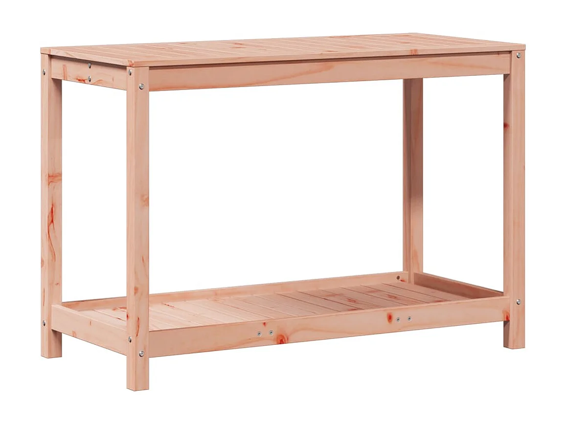 Tavolino e mensola 108x50x75 cm in legno massello di abete Douglas