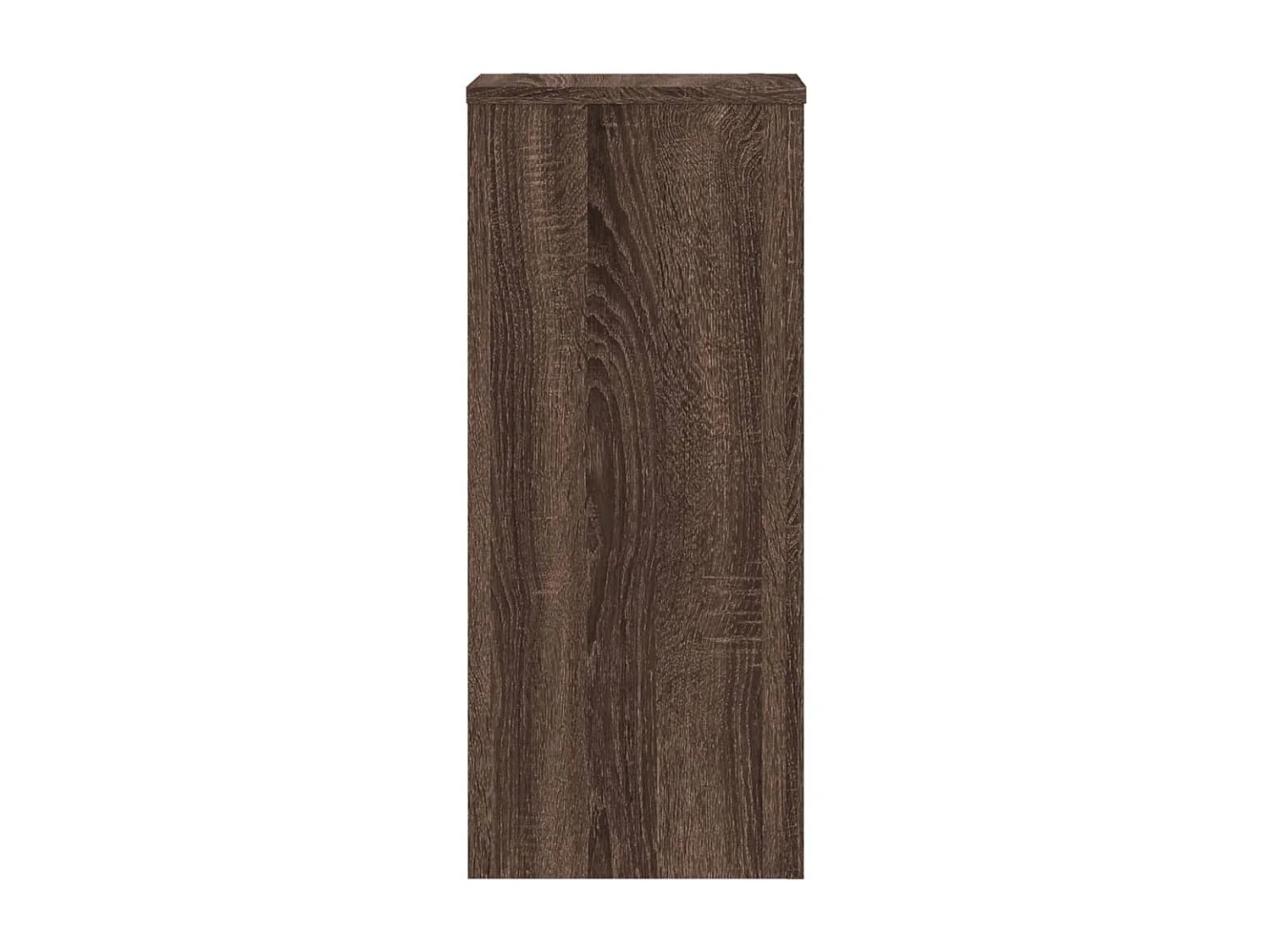 Supports pour plantes 2 pcs chêne marron bois d'ingénierie