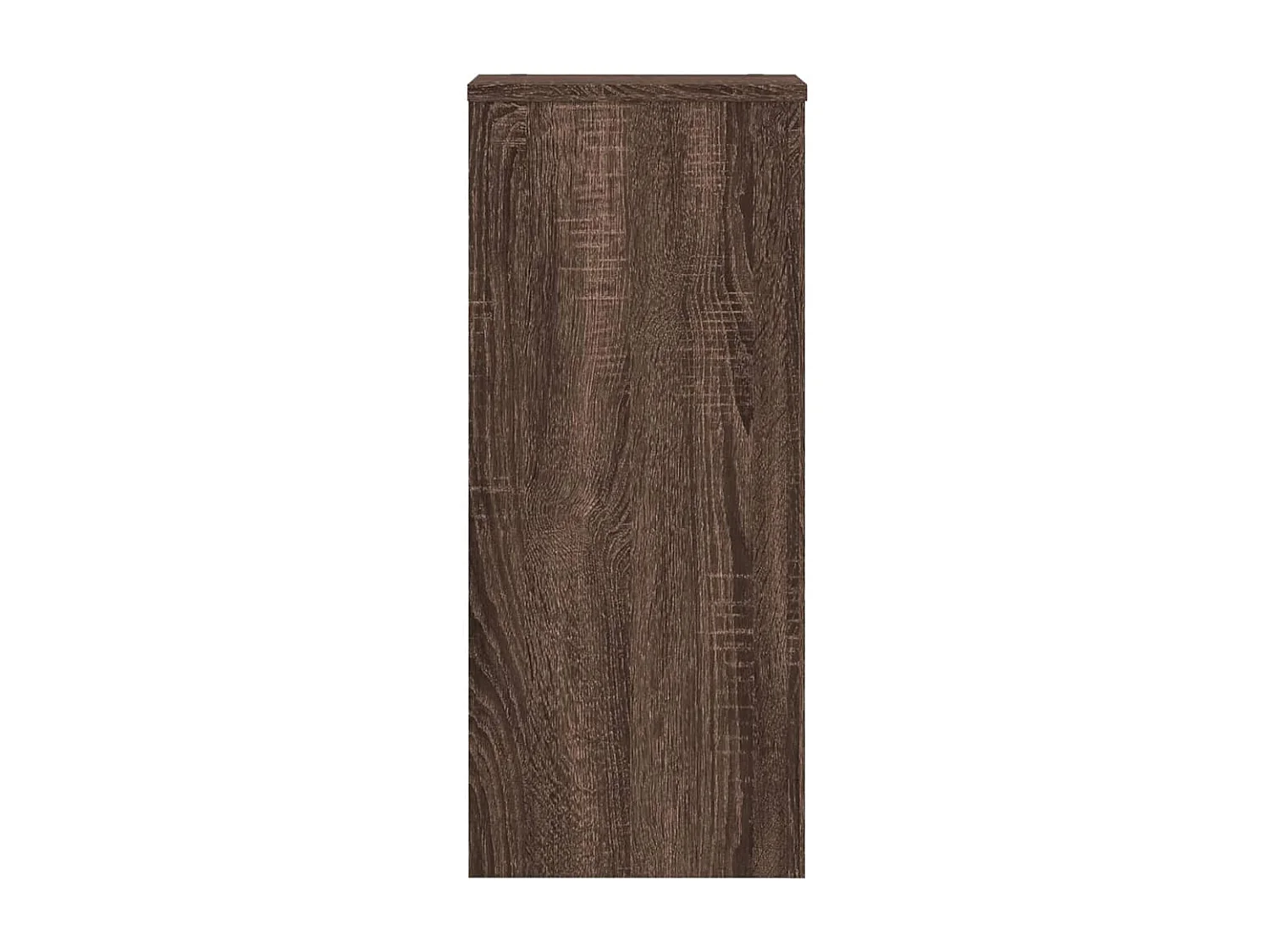 Supports pour plantes 2 pcs chêne marron bois d'ingénierie