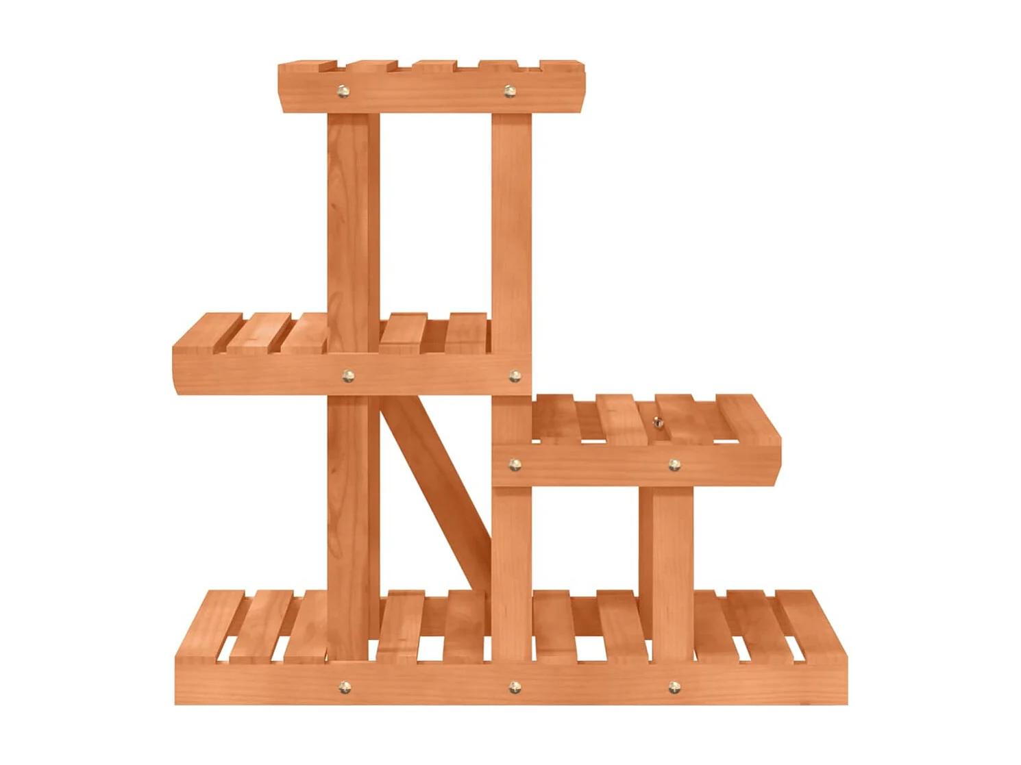 Suporte para flores 58x25x51 cm em madeira maciça de abeto