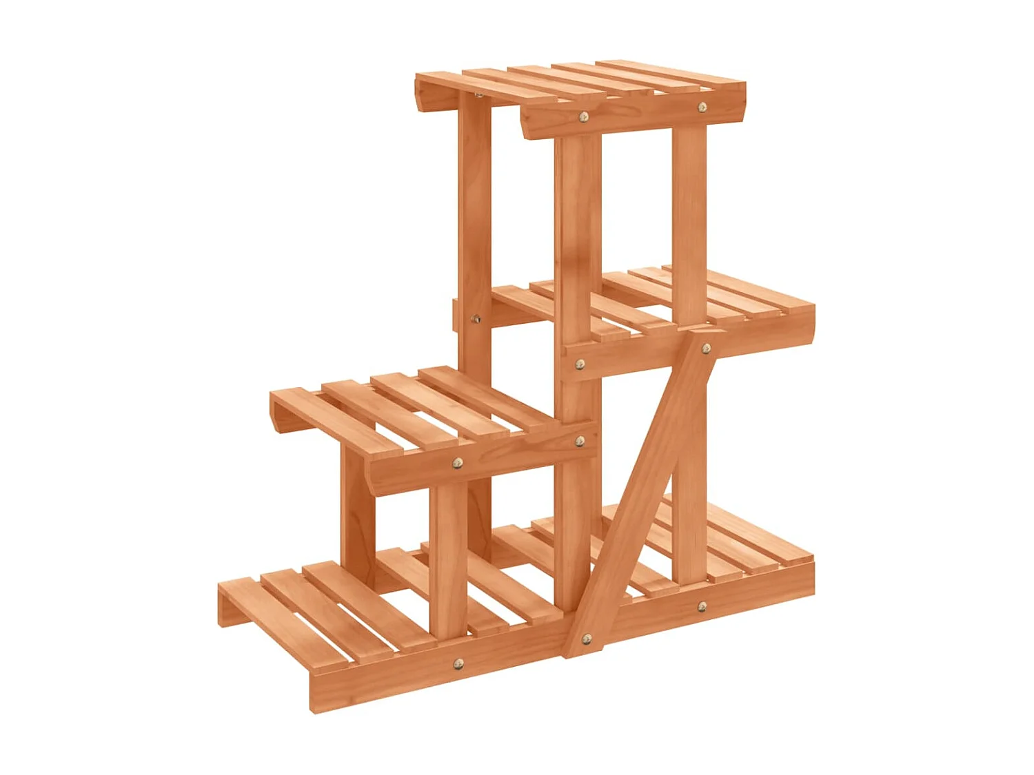 Support à fleurs 58x25x51 cm bois massif de sapin