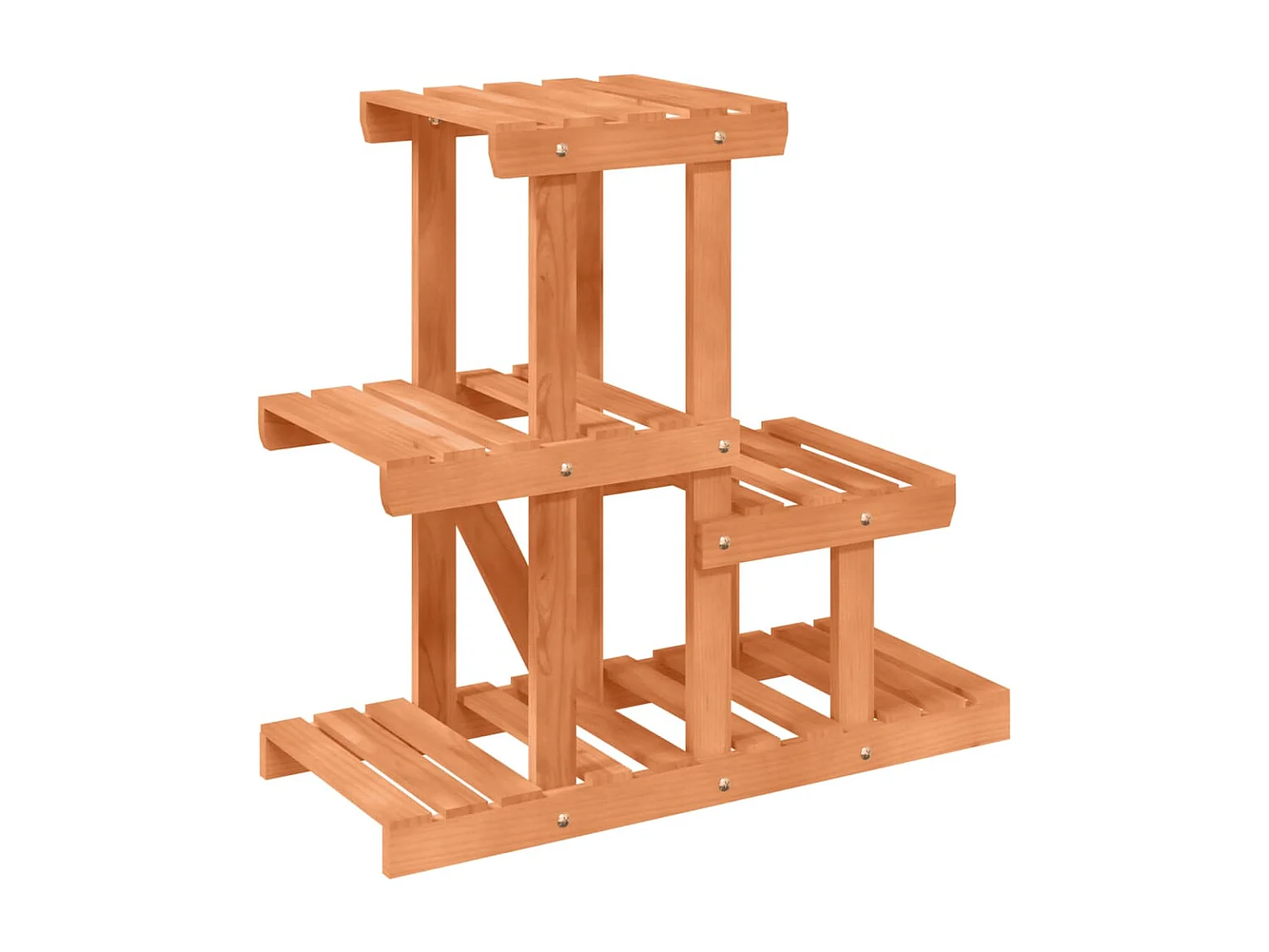 Support à fleurs 58x25x51 cm bois massif de sapin