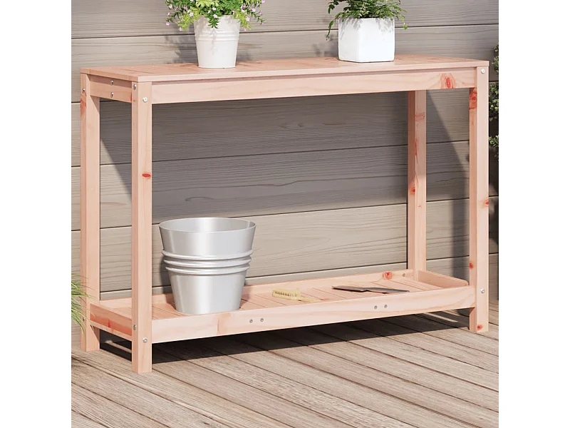 Table de rempotage et étagère 108x35x75 cm bois massif douglas