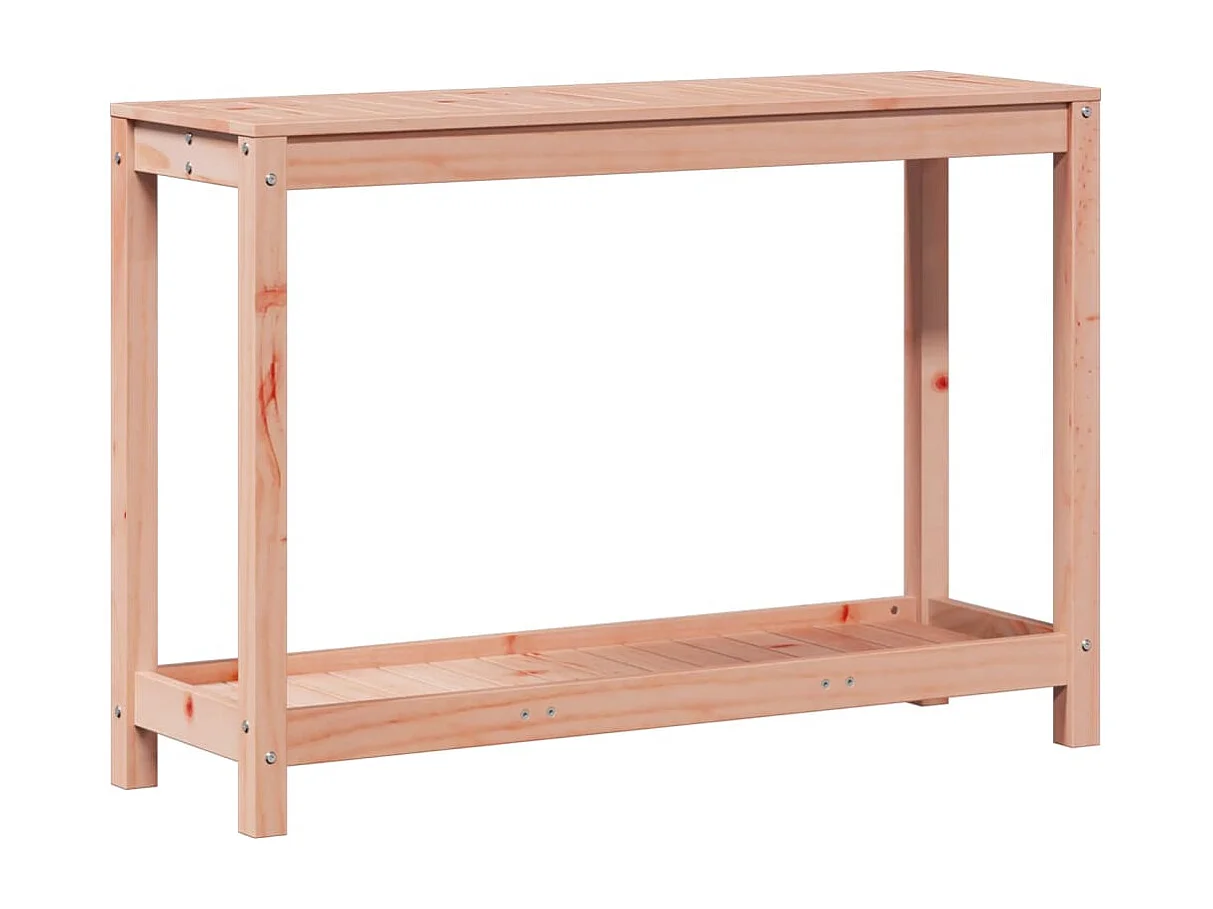 Mesa para macetas y estante 108x35x75 cm madera maciza de abeto Douglas