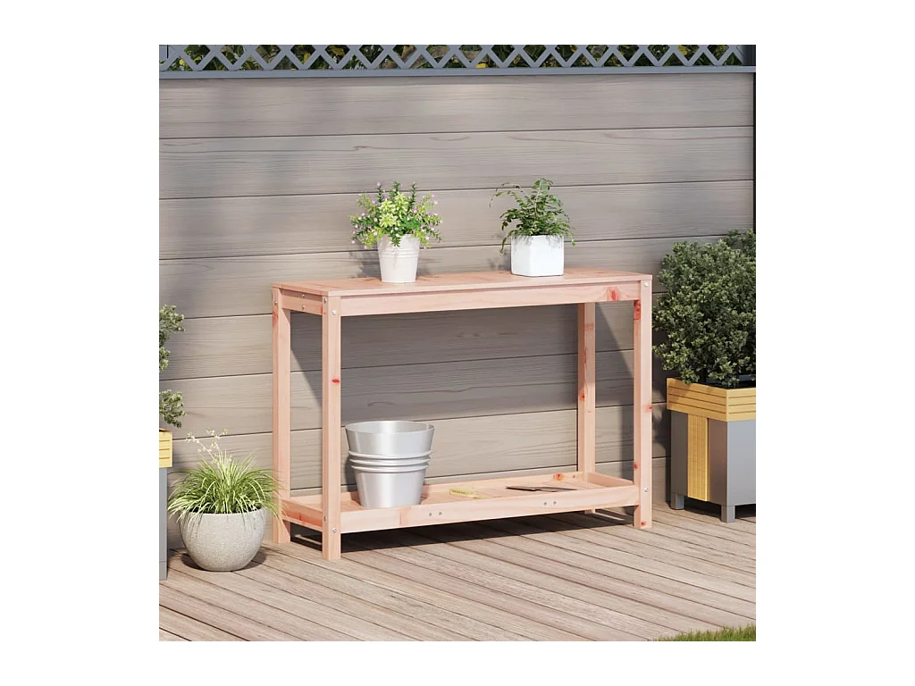 Table de rempotage et étagère 108x35x75 cm bois massif douglas