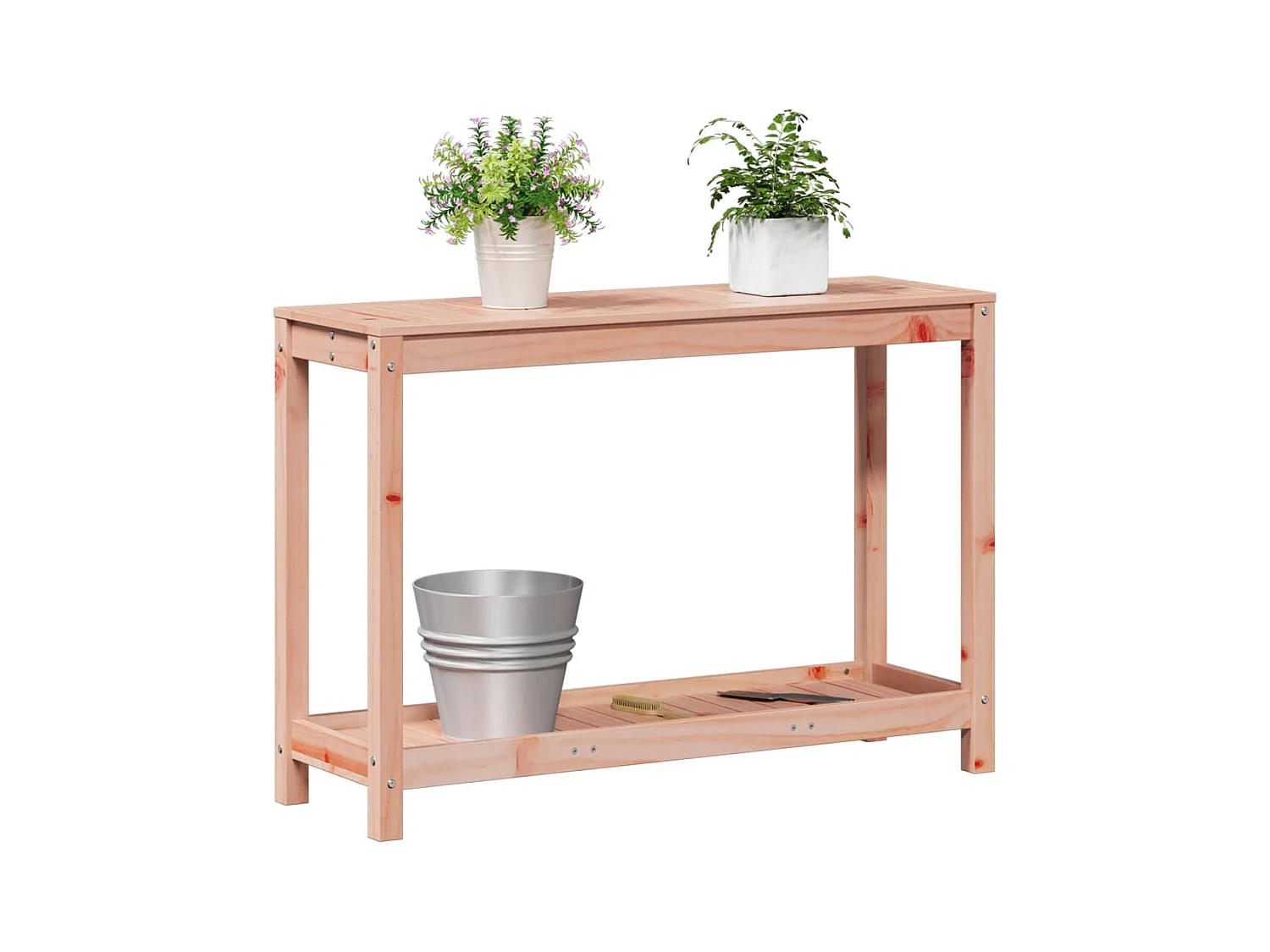 Table de rempotage et étagère 108x35x75 cm bois massif douglas