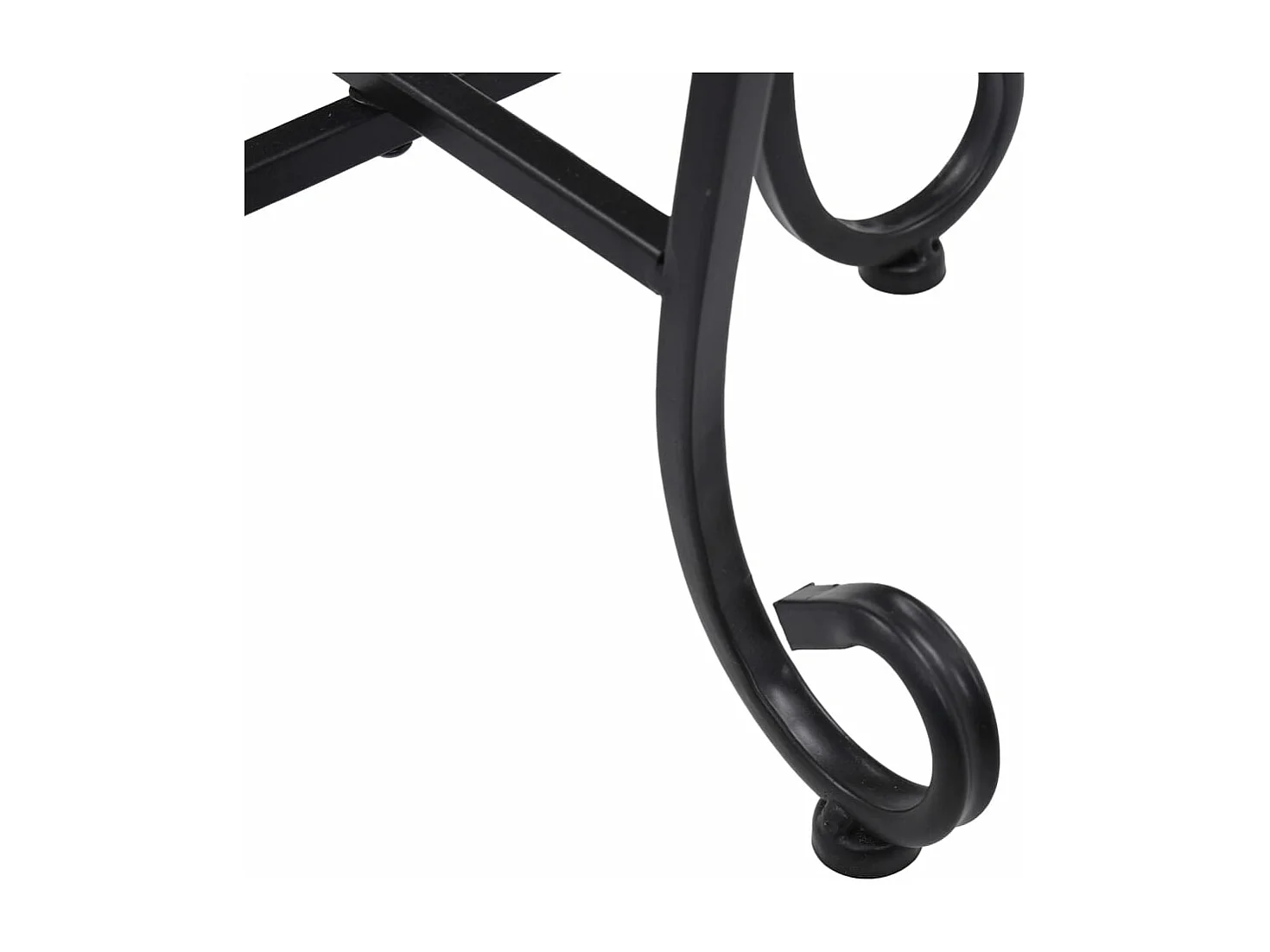 Tavolini Mosaico 3 pz Terracotta e Ceramica bianca