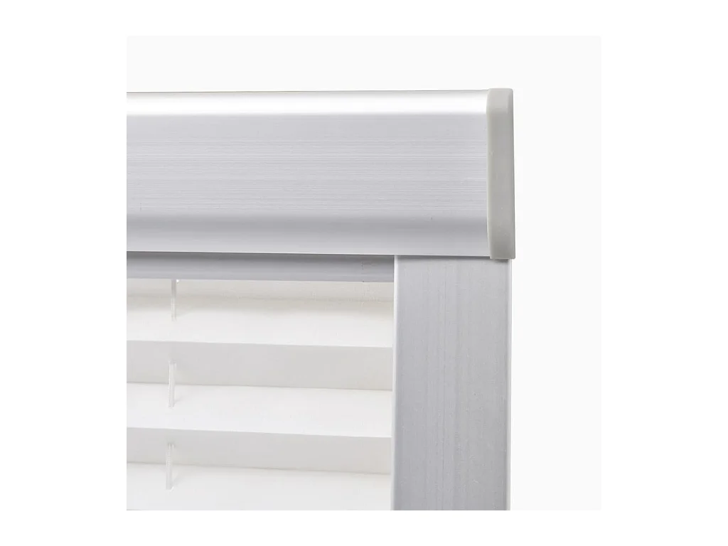 Plisségordijn Wit C02