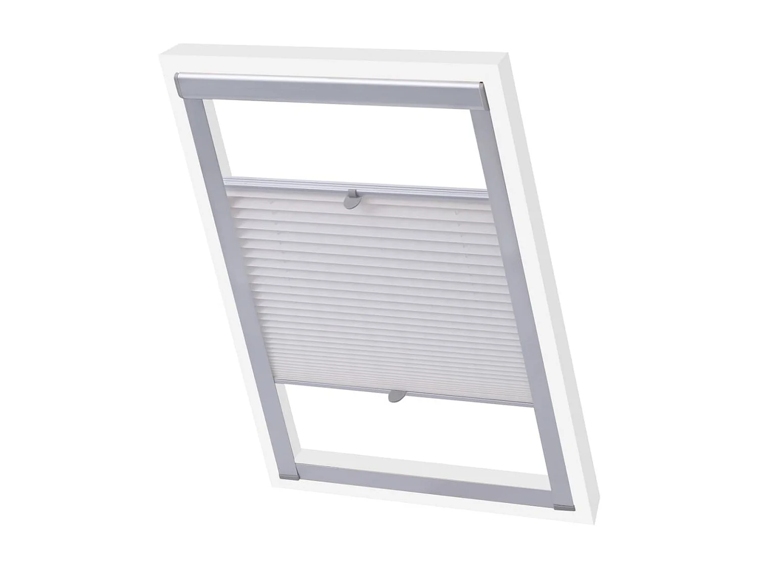 Store plissé Blanc C02