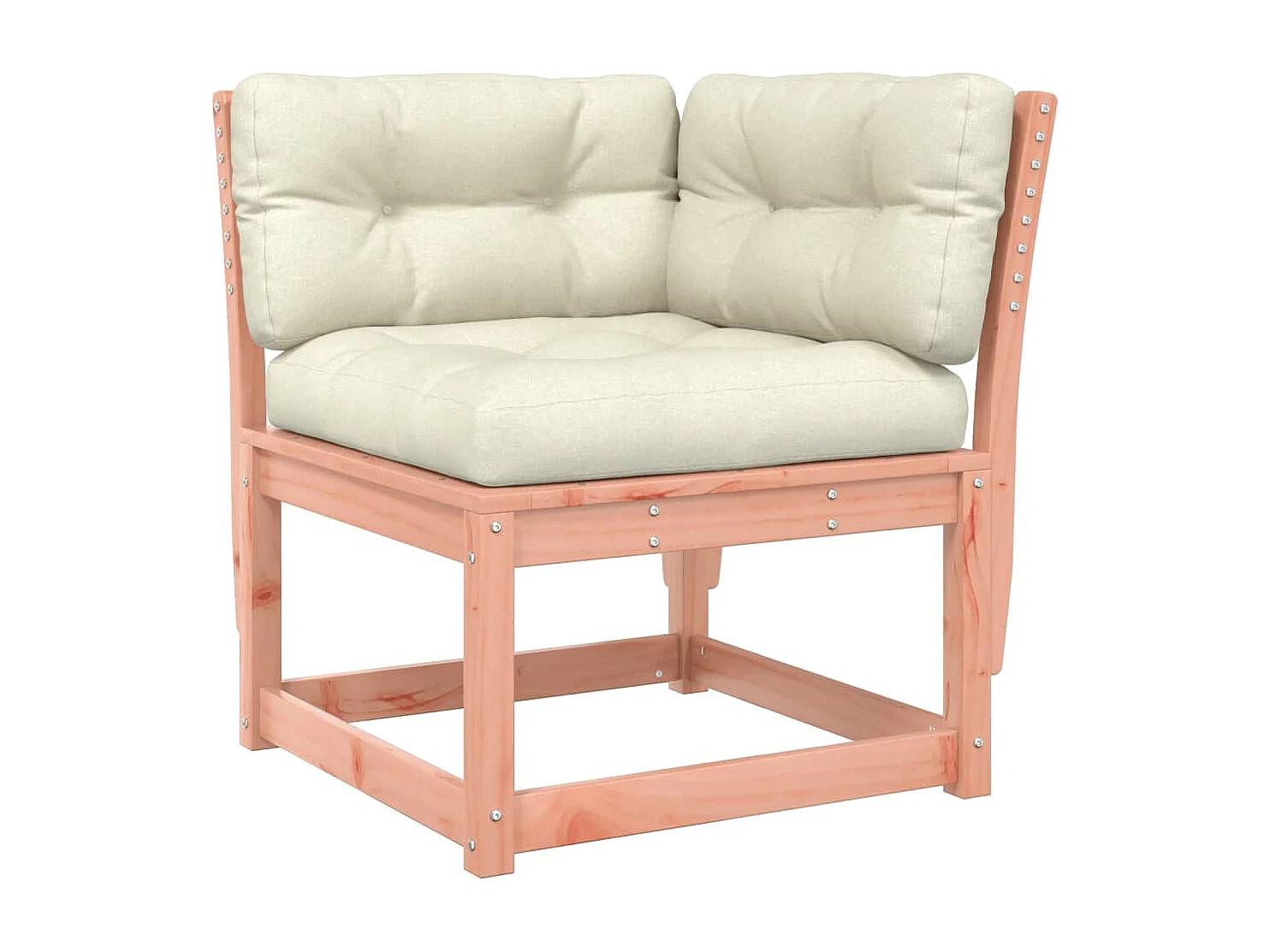 Set Divani Giardino 5 pz con Cuscini Legno Massello di Douglas