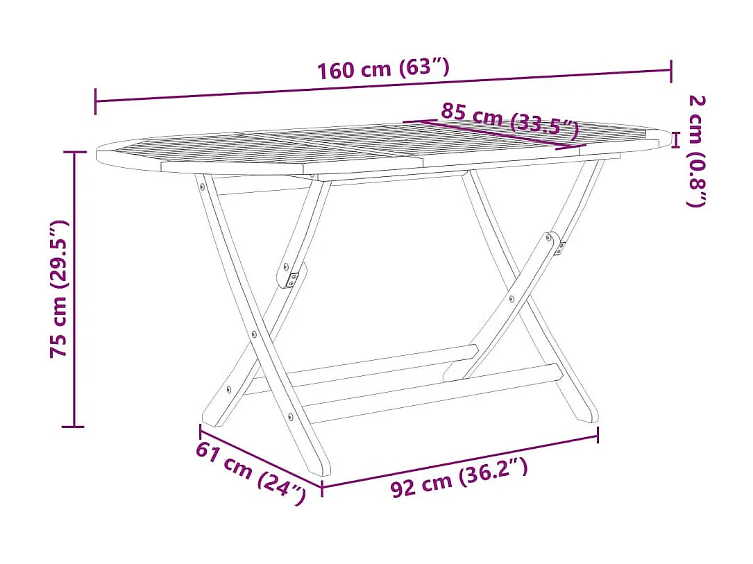 Ensemble à manger de jardin 9pcs bois d'acacia solide textilène