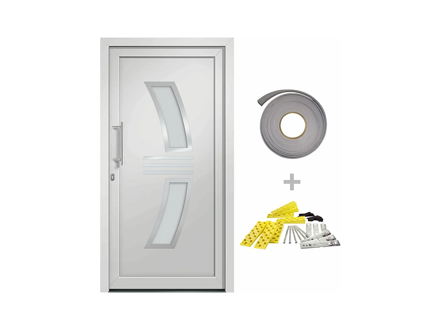 Porta d'ingresso Bianca 88x200 cm