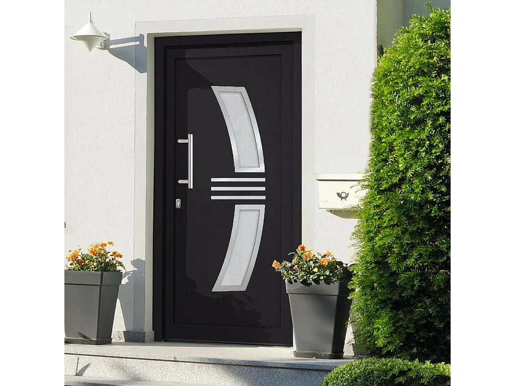 Porta d'ingresso Antracite 98x200 cm