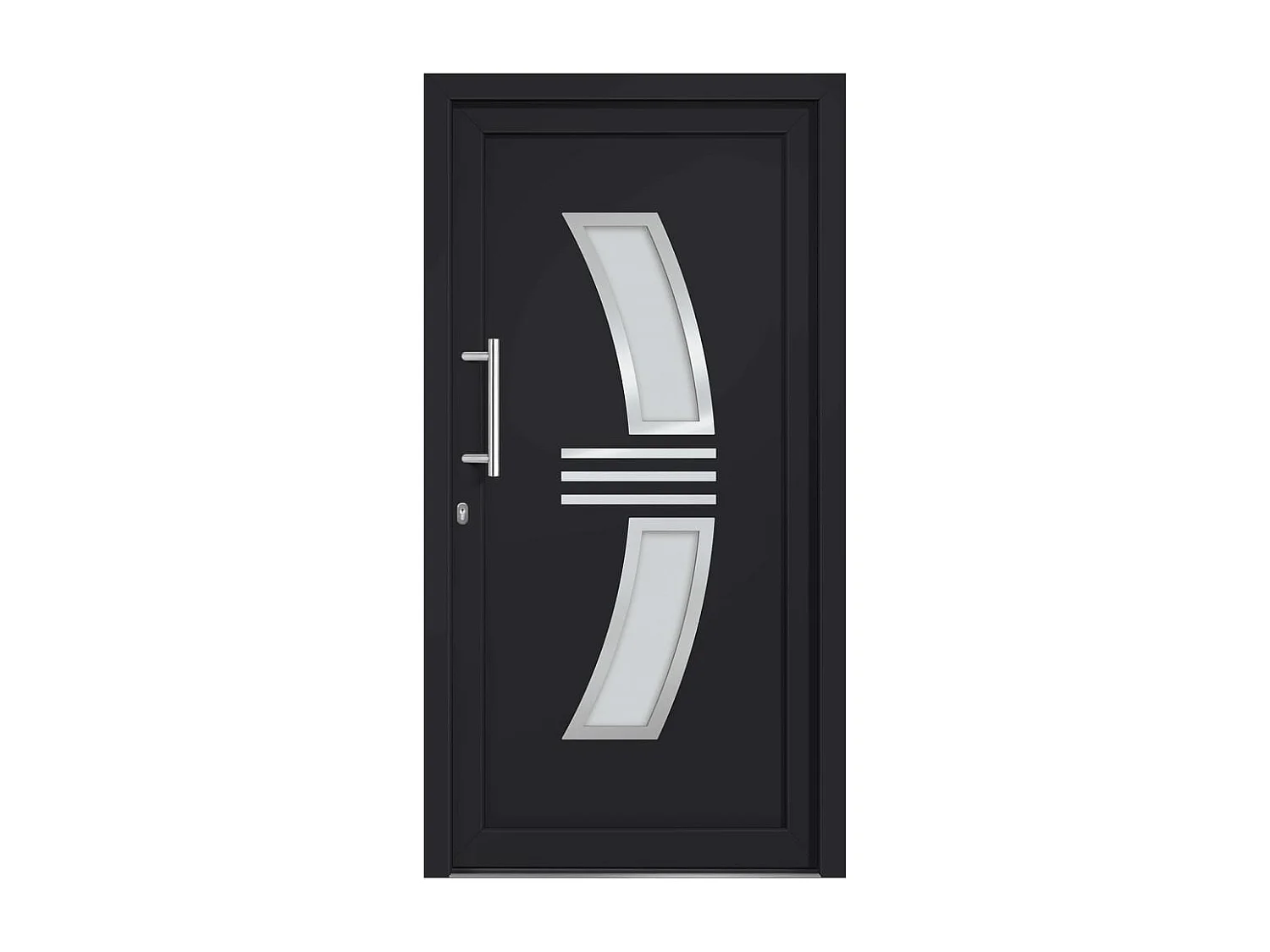 Porta d'ingresso Antracite 98x200 cm