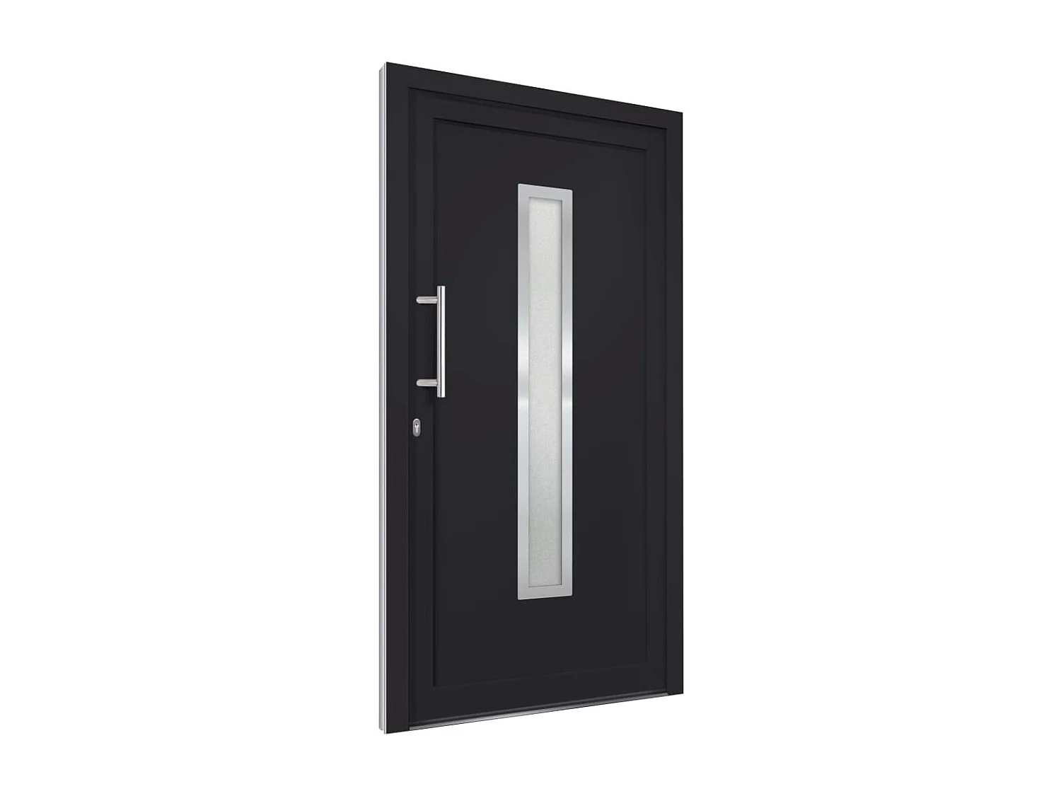 Porte d'entrée Anthracite 108x208 cm