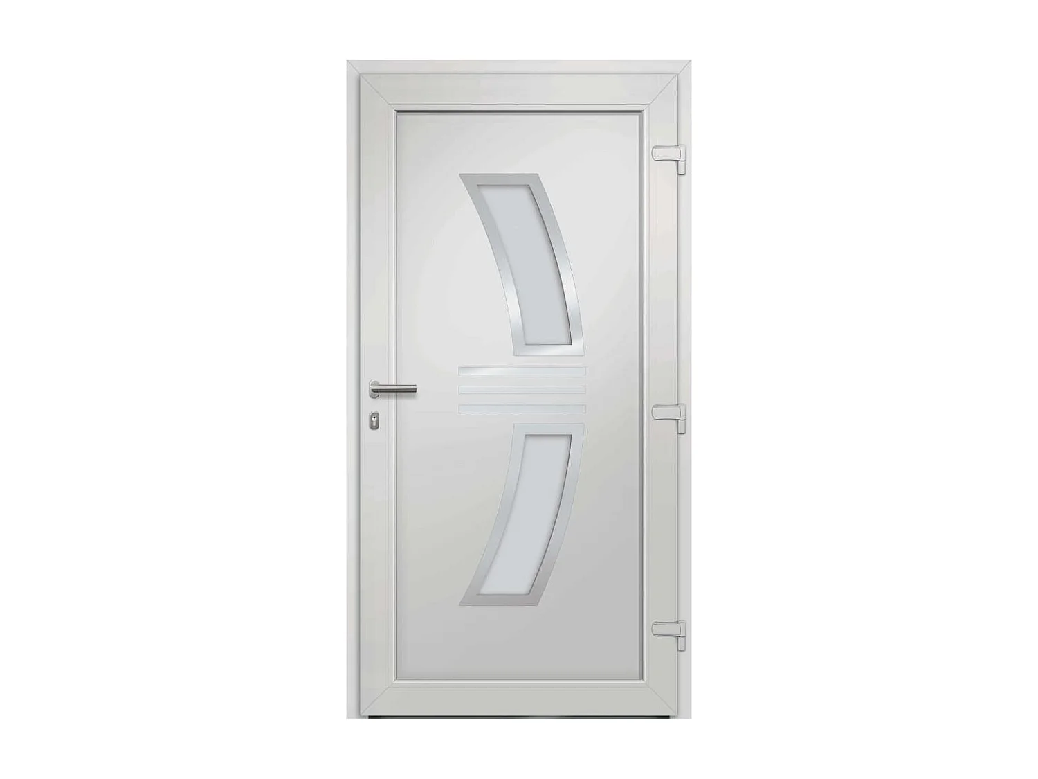 Porte d'entrée principale Anthracite 98x208 cm