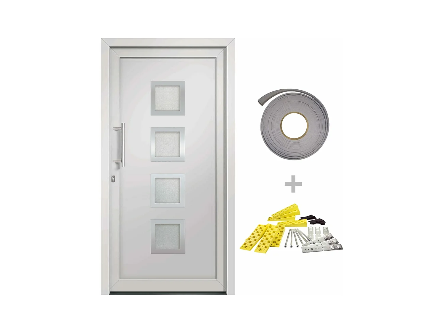 Porta d'ingresso Bianca 98x208 cm