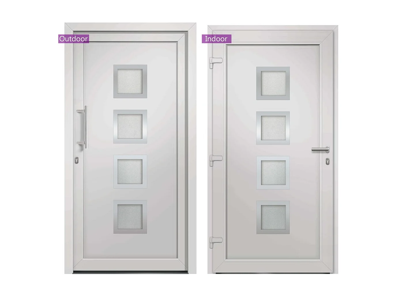 Porta d'ingresso Bianca 98x208 cm