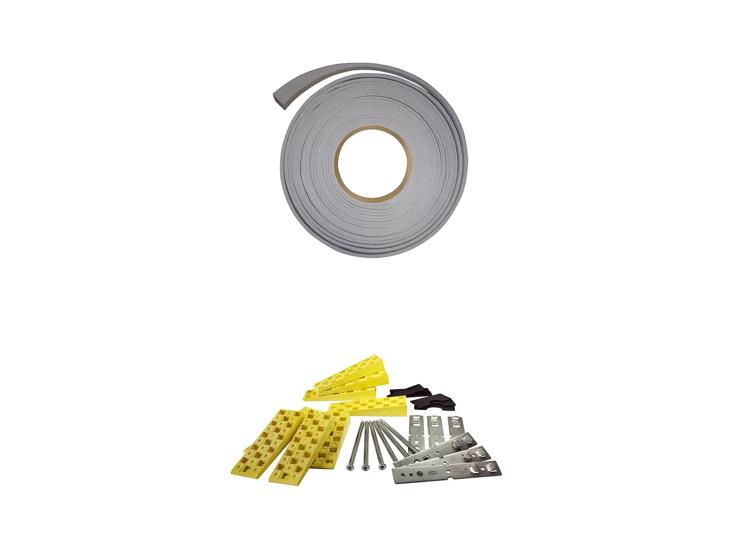 Toegangsdeur Wit 108x208 cm PVC