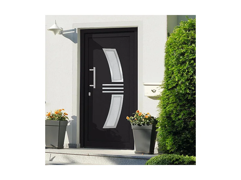 Porta d'ingresso Antracite 88x200 cm