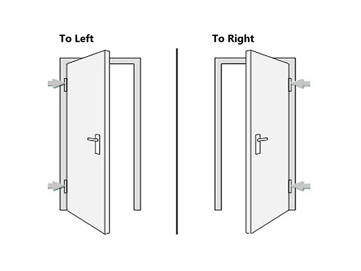 Porte d'entrée Anthracite 88x200 cm