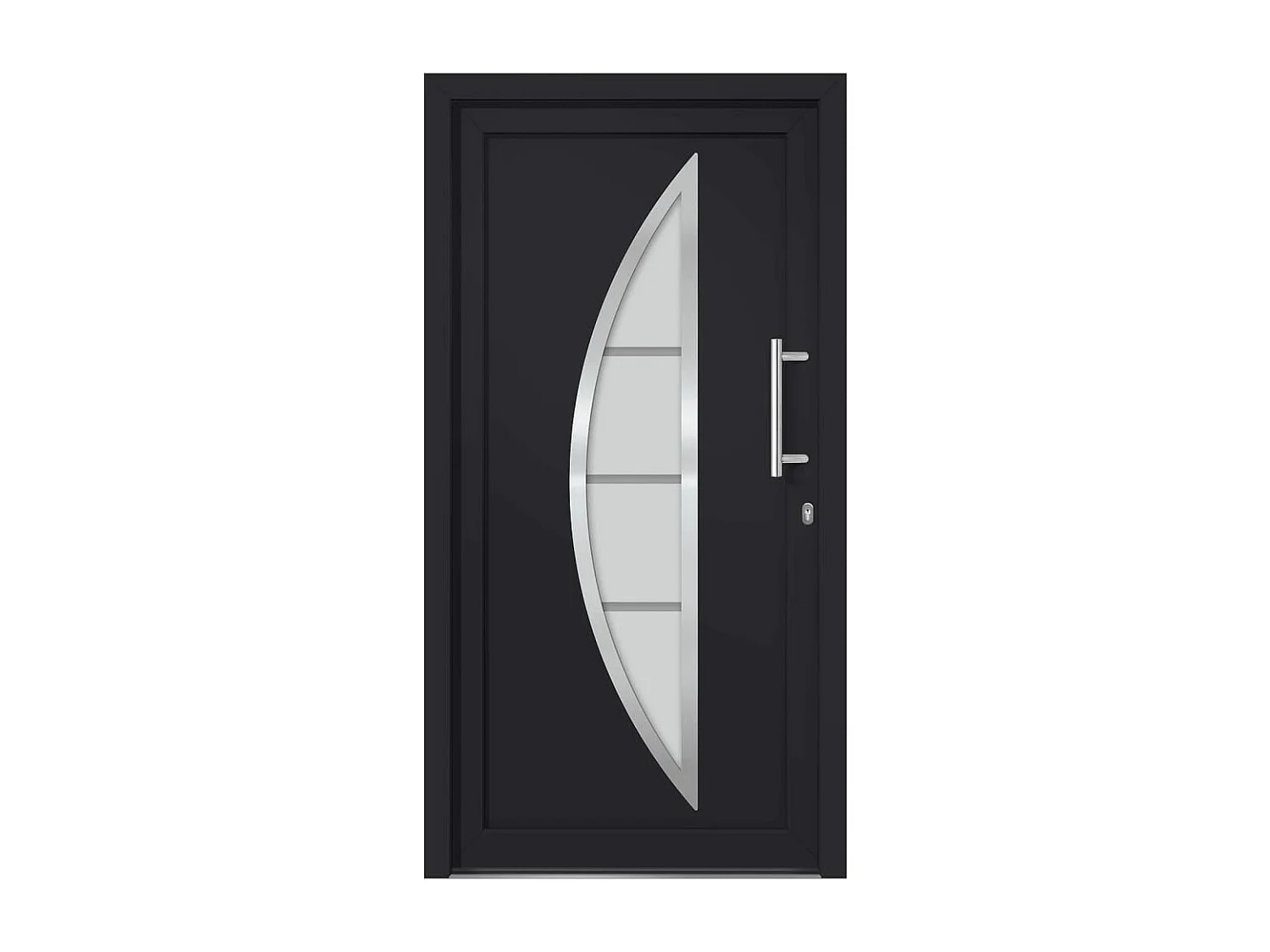 Porta d'ingresso Antracite 88x200 cm