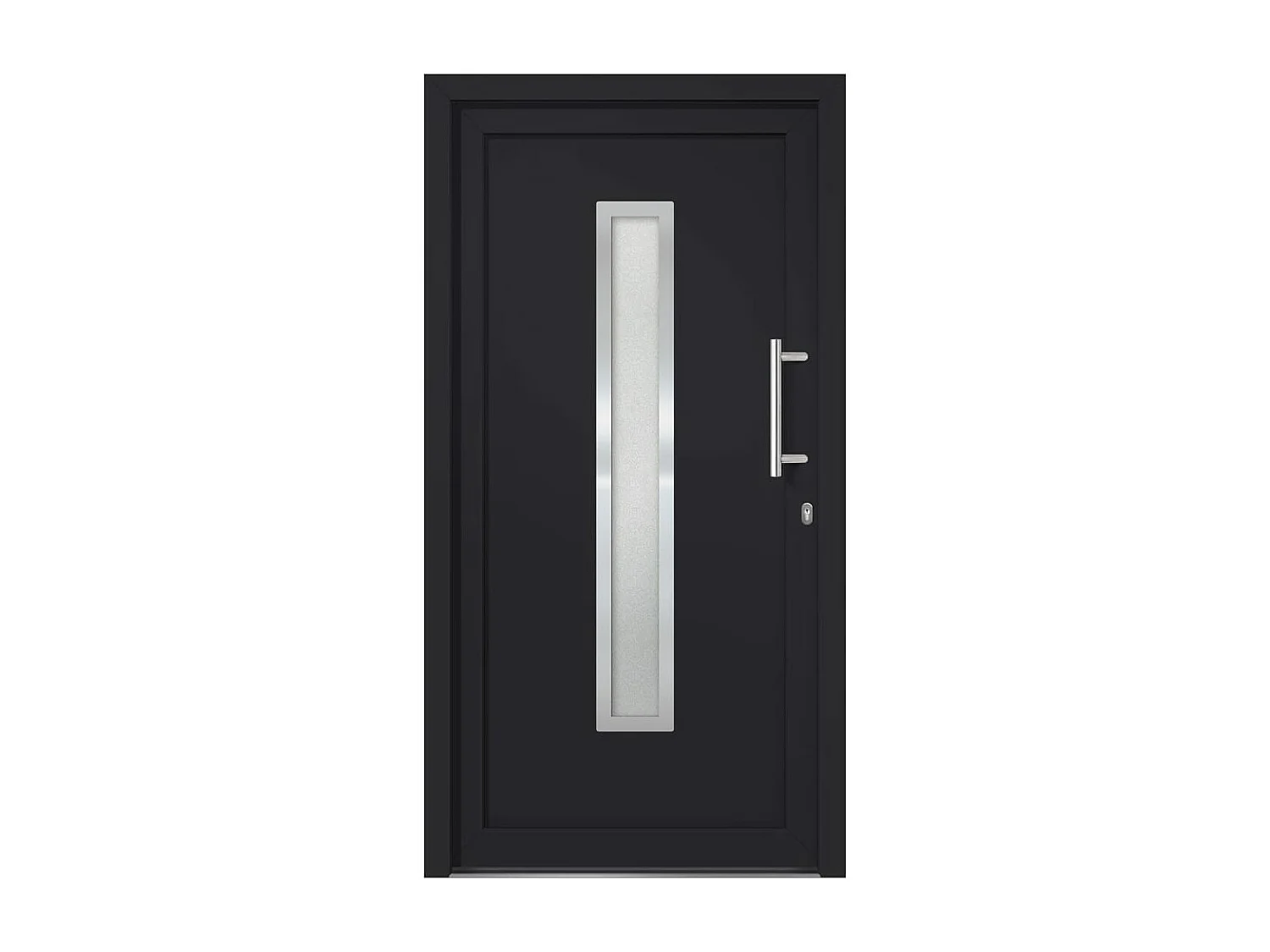 Porta d'ingresso Antracite 98x200 cm